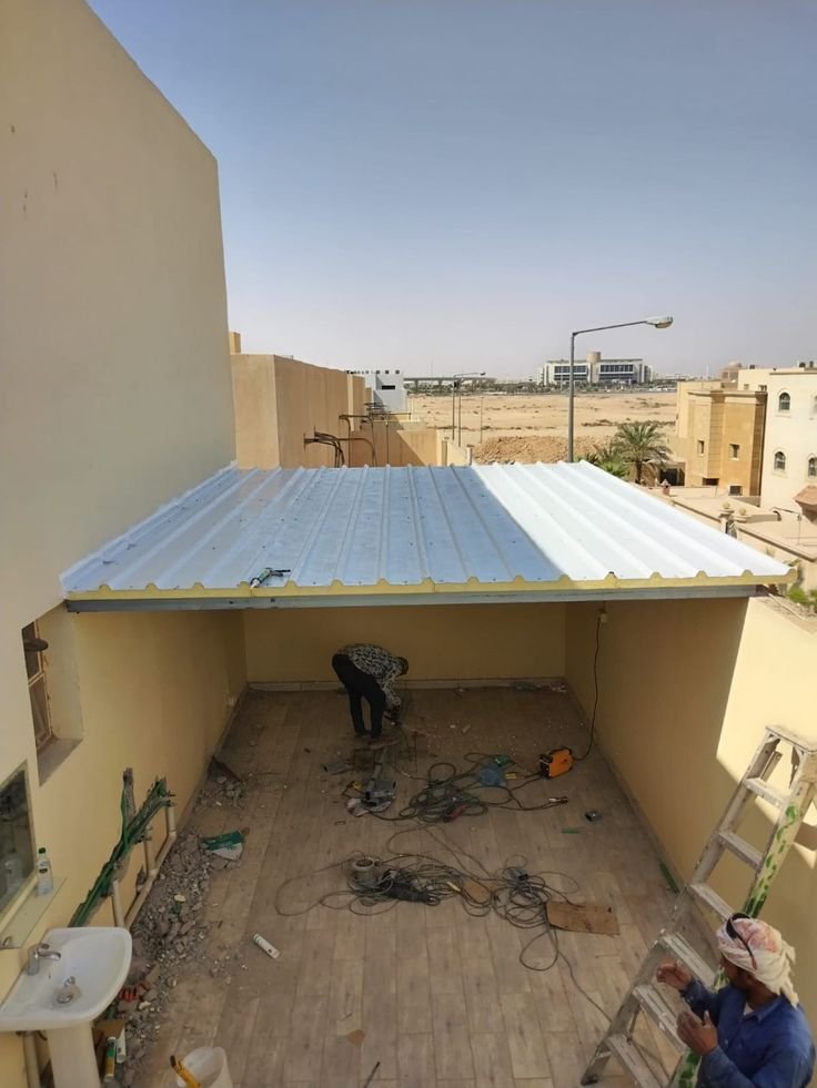 تركيب سقف ساندويتش بنل